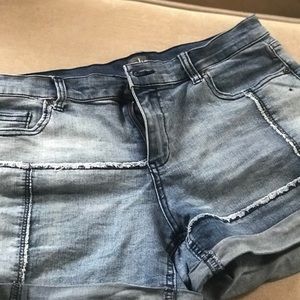Denim shorts